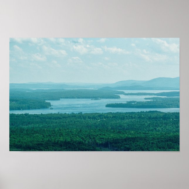 Lake and Mountain View Poster (Front)