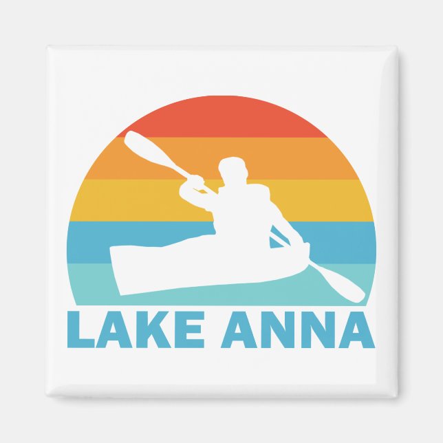 Lake Anna Virginia Kayak Magnet (Front)
