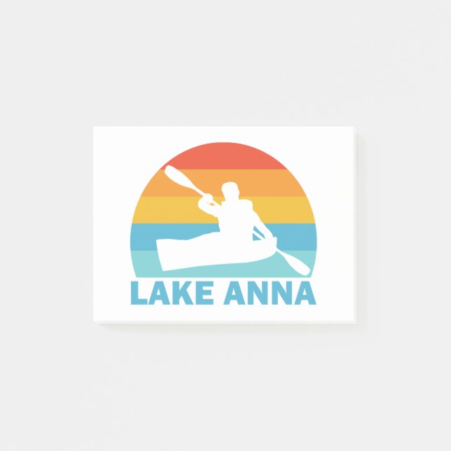 Lake Anna Virginia Kayak Post-it Notes (Front)