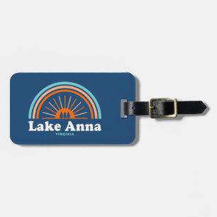 Lake Anna Virginia Rainbow Luggage Tag