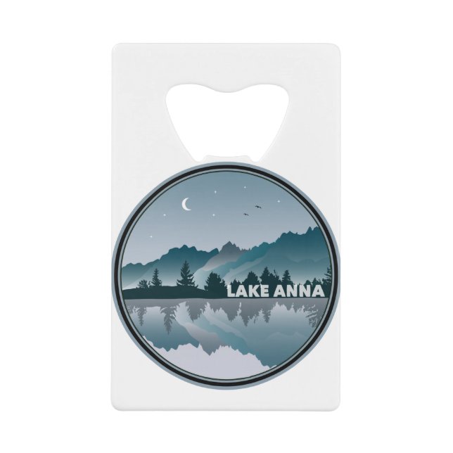 Lake Anna Virginia Reflection Credit Card Bottle Opener (Front)
