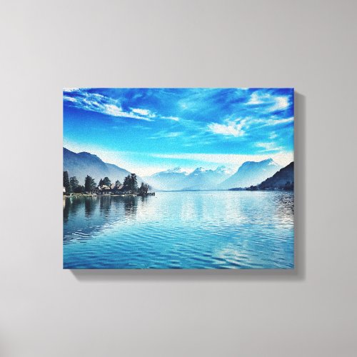 Lake Annecy _ Baie de Talloires Canvas Print