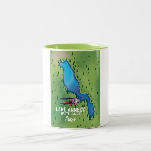 Lake AnnecyHaute_Savoie france Two_Tone Coffee Mug