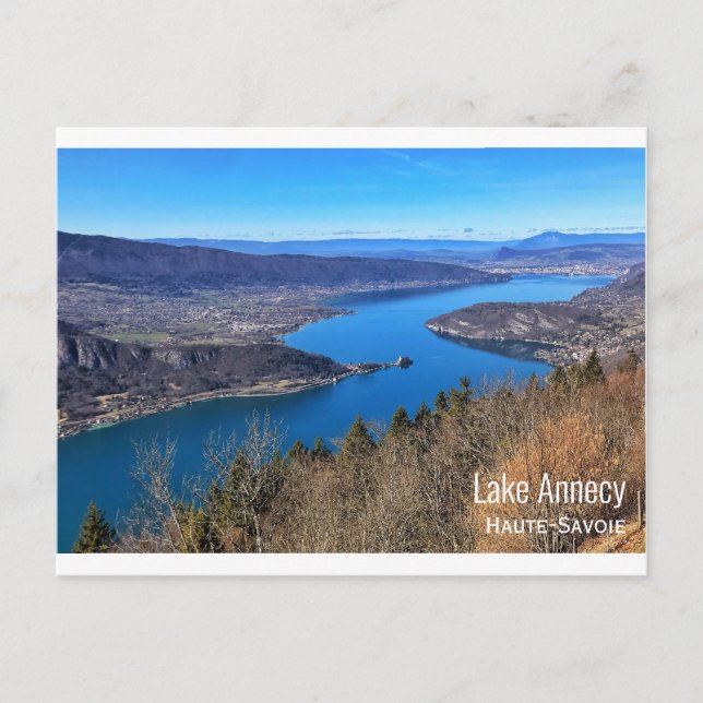 Lake Annecy, Haute-Savoie, French Alps Postcard (Front)