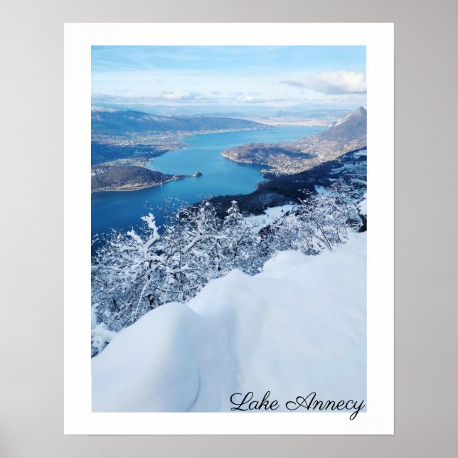 Lake Annecy - Haute-Savoie, French Alps Poster (Front)