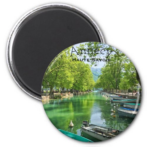 Lake Annecy Haute_Savoie Round Magnet