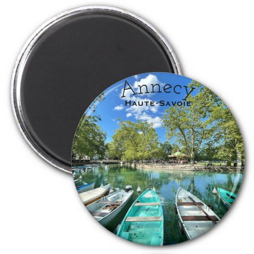 Lake Annecy Haute_Savoie Round Magnet