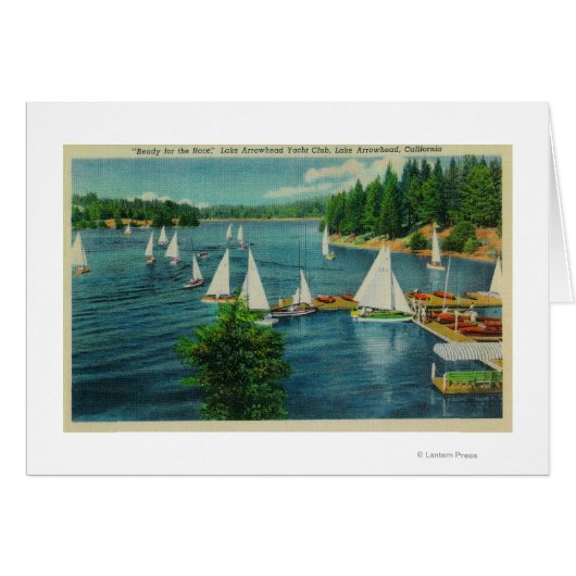 Lake Arrowhead, CA Yacht Club Racing (Front Horizontal)