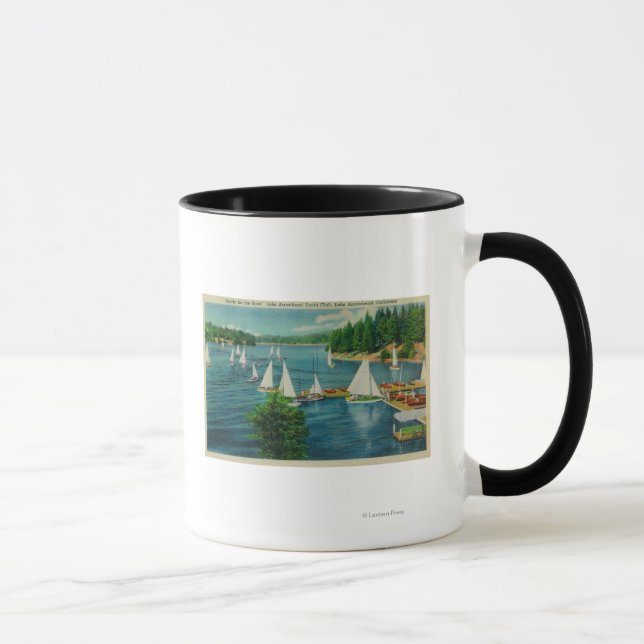 Lake Arrowhead, CA Yacht Club Racing Mug (Right)