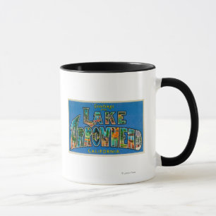 Lake Arrowhead, California - Large Letter Scenes Mug