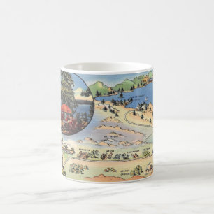 Lake Arrowhead Map Mug