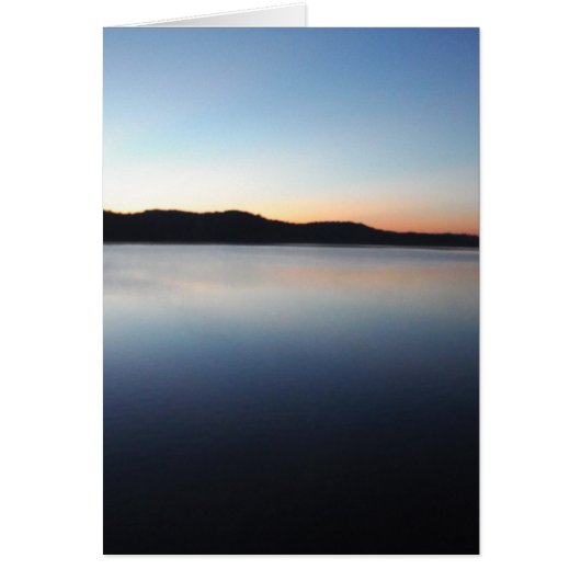 Lake Arrowhead sunset Cards (Front)