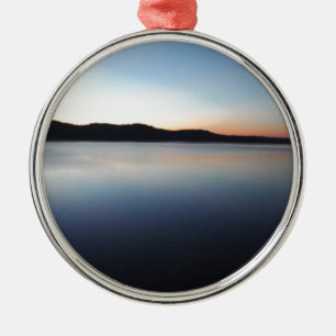 Lake Arrowhead sunset Metal Ornament