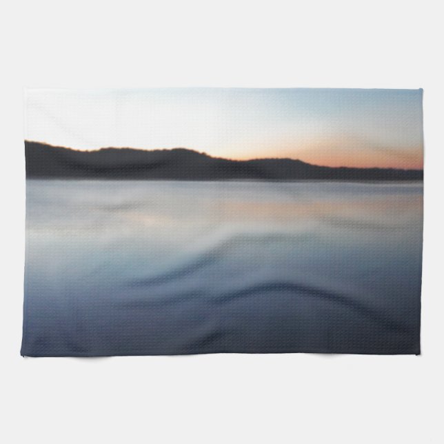 Lake Arrowhead sunset Towel (Horizontal)