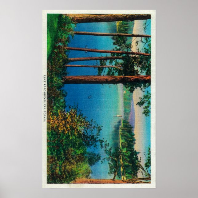 Lake Arrowhead ViewLake Arrowhead, CA Poster (Front)