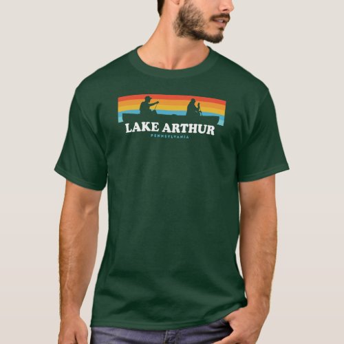Lake Arthur Pennsylvania Canoe T_Shirt