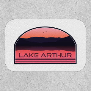 Lake Arthur Pennsylvania Red Sunrise Patch