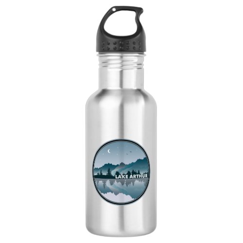 Lake Arthur Pennsylvania Reflection Stainless Steel Water Bottle