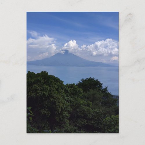 Lake Atitlan Volcanoes Postcard