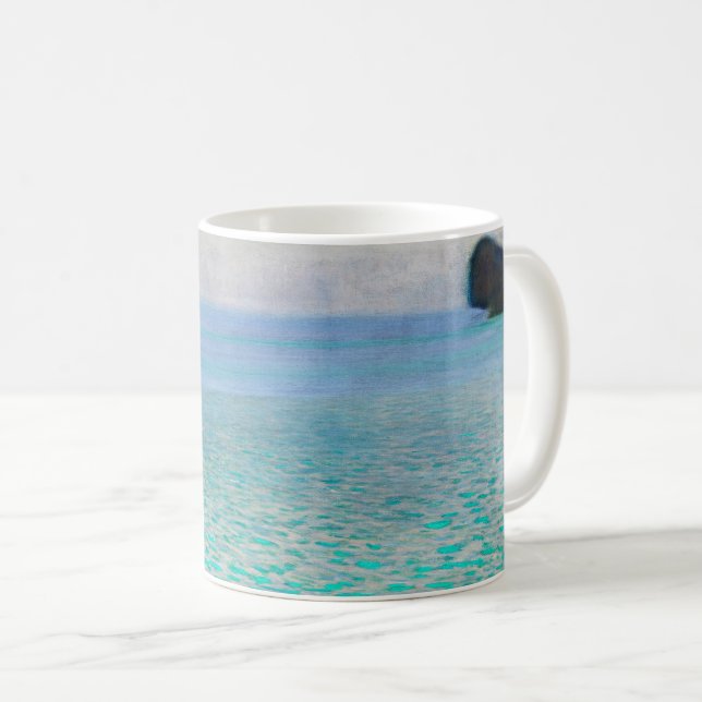 Lake Atter, Gustav Klimt Coffee Mug (Front Right)
