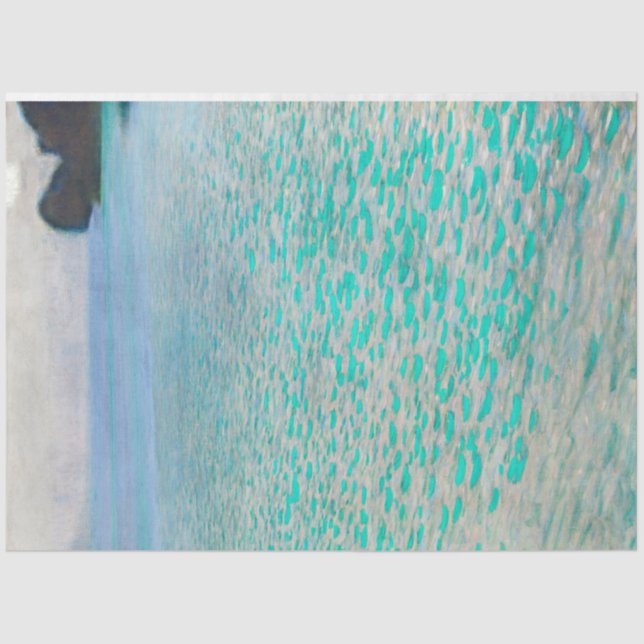 Lake Atter, Gustav Klimt Tissue Paper (Front)