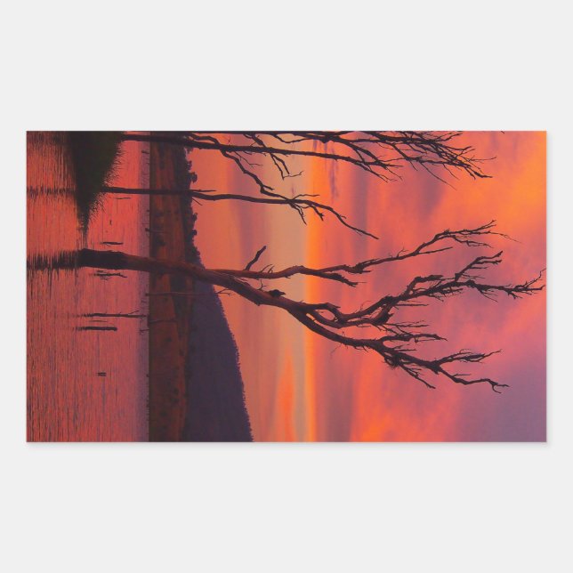 Lake Awoonga sunset sticker (Front)