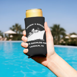 Lake Bachelor Custom Bachelor PartyBach Can Holder Seltzer Can Cooler