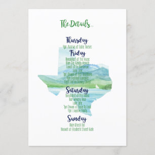 Lake Bachelorette Party Invitation