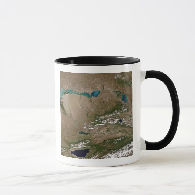 Lake Balkhash in eastern Kazakhstan Mug (Right)
