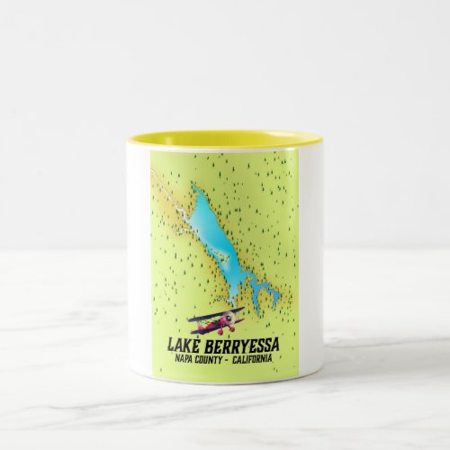 lake berryessa Napa County California Two_Tone Coffee Mug