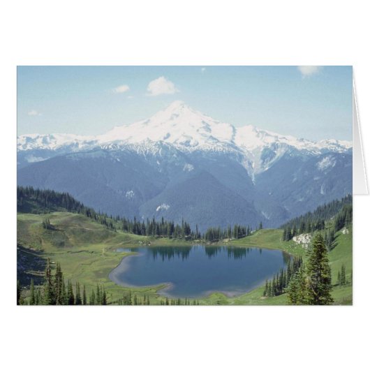 Lake Between The Mountains Cards (Front Horizontal)