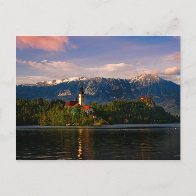 Lake Bled Postcard (Front)