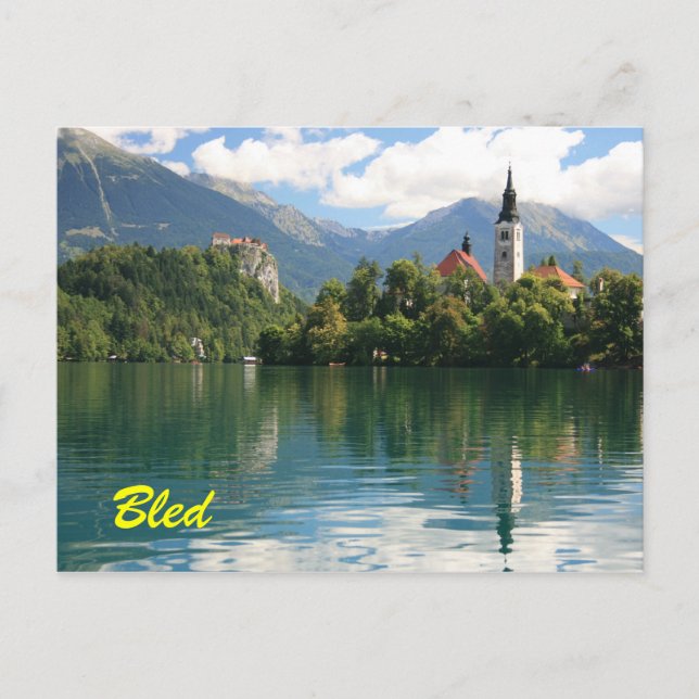 Lake Bled Postcard (Front)