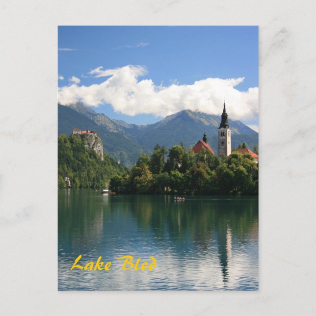 Lake Bled Postcard (Front)