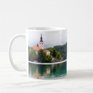 Lake Bled Reflections, Slovenia Coffee Mug