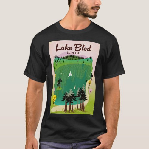 Lake Bled Slovakia T_Shirt