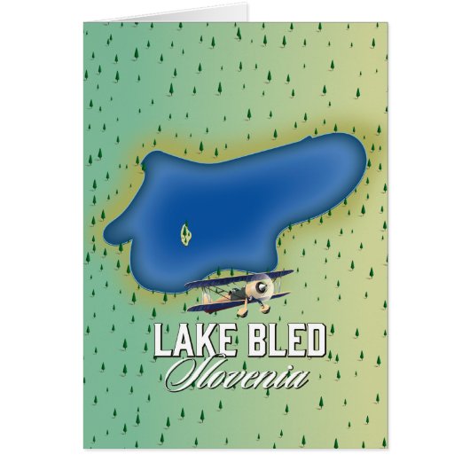 Lake Bled Slovenia Cards (Front)