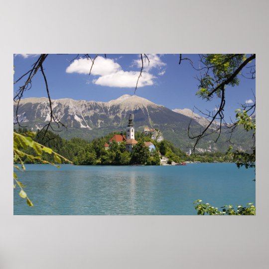 Lake Bled, Slovenia Poster | Zazzle.com