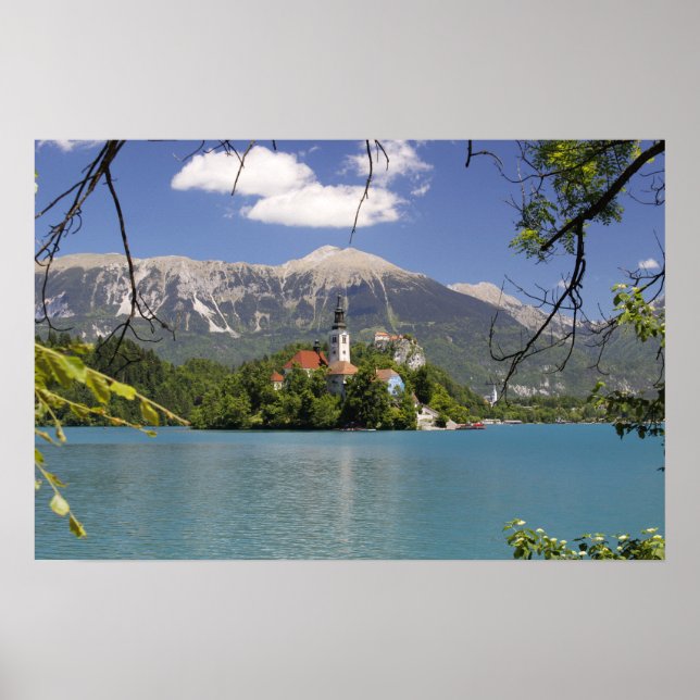 Lake Bled, Slovenia Poster (Front)