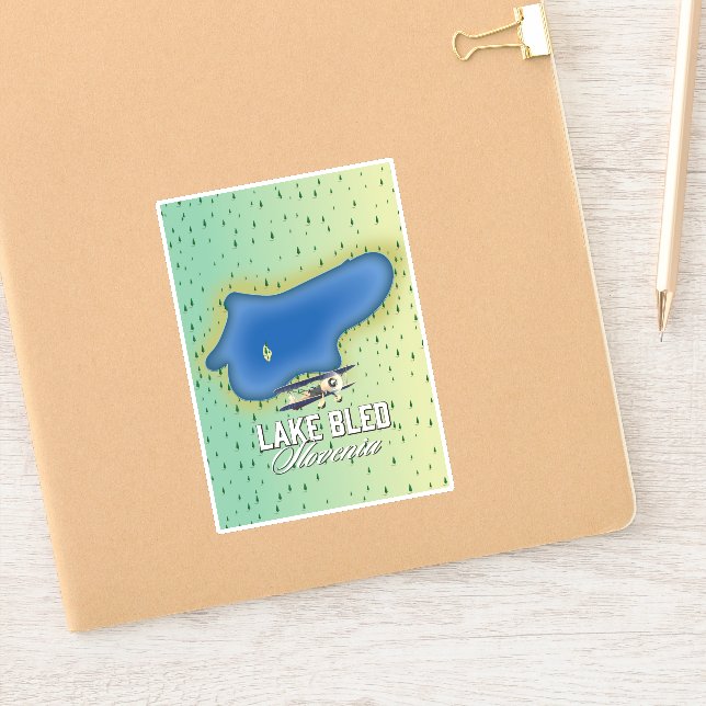 Lake Bled Slovenia Sticker (Notebook)
