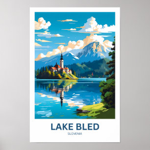 Lake Bled Slovenia Travel Print