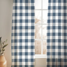 Lake Blue and White Buffalo Check