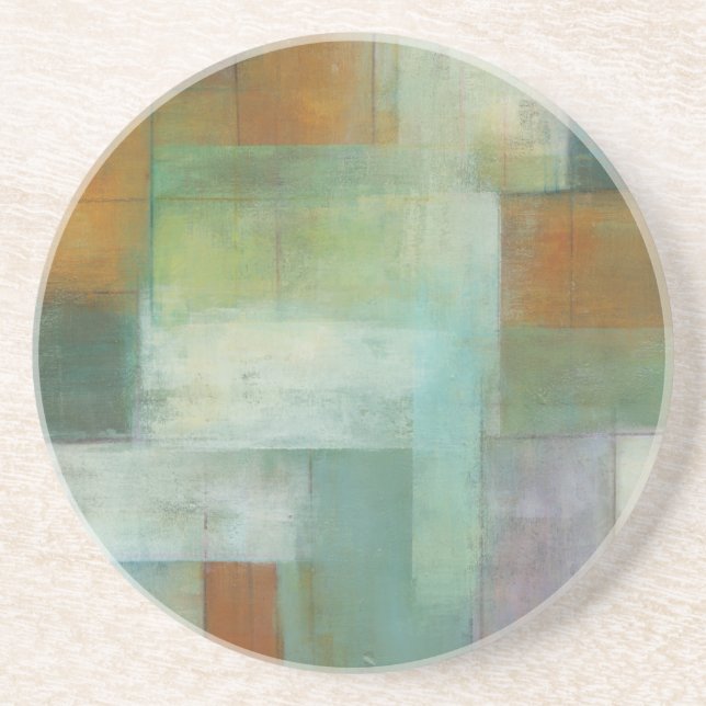 Lake Blue Essence II Sandstone Coaster (Front)