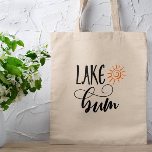 Lake Bum Life Sun Summer Tote Bag