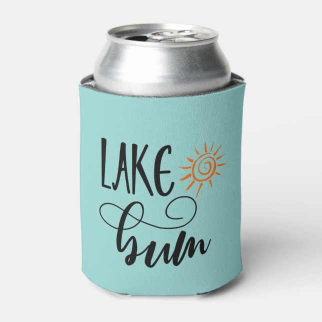 Lake Bum Summer Sun Can Cooler (Can Front)
