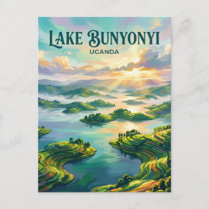 Lake Bunyonyi Uganda Postcard