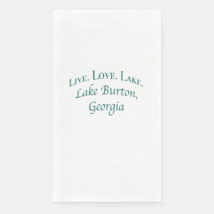 Lake Burton Paper Napkin