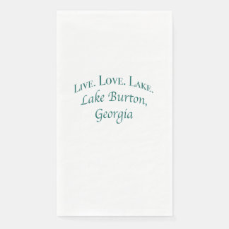 Lake Burton Paper Napkin