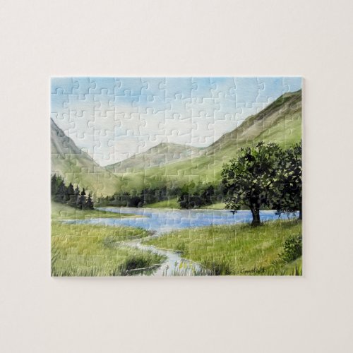 Lake Buttermere Lake District Cumbria England Jigsaw Puzzle