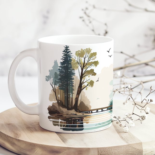 Lake Cabin Camper Fun Summer Coffee Mug (Creator Uploaded)